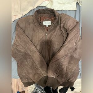 Vintage Ash Creek Trading suede leather jacket